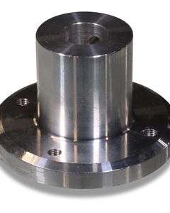 Motor flange for drive spin feeder